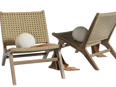 侘寂风休闲椅子