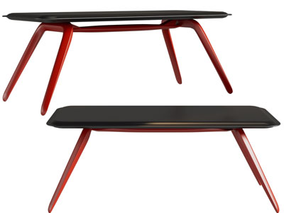 现代长方形茶几