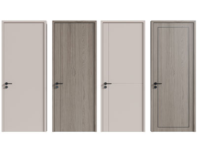 新中式实木单扇平开门