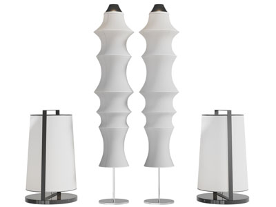 新中式落地灯、台灯