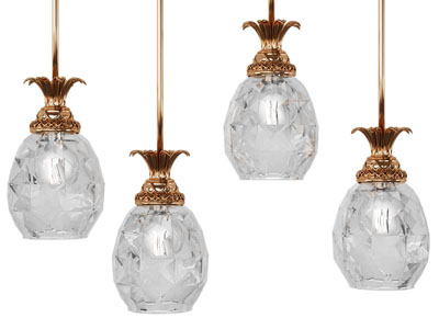 现代轻奢菠萝造吊灯