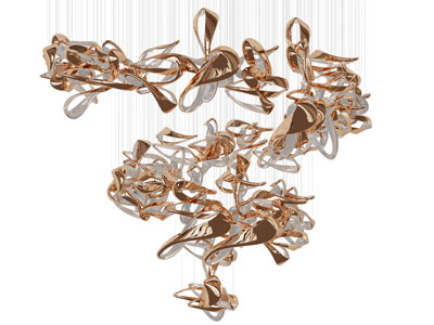 新中式飘带吊灯