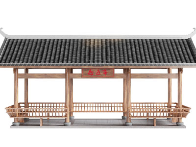 中式仿古建亭子