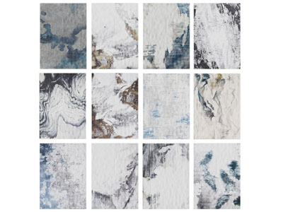 新中式长方形地毯