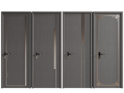 新中式实木平开门