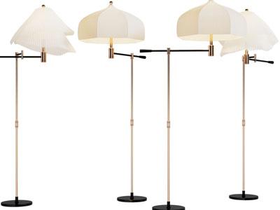 现代复古灯罩落地灯