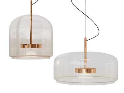 现代玻璃灯罩吊灯