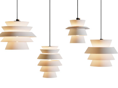 现代套叠灯罩吊灯