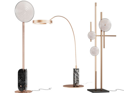 现代轻奢落地灯