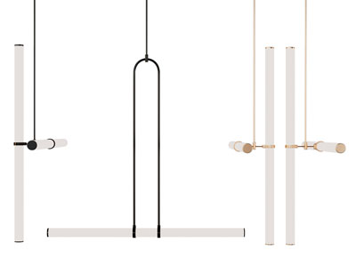 现代管状灯管吊灯