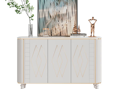 现代轻奢玄关柜、边柜