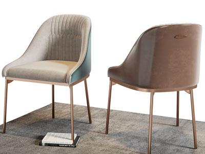 现代轻奢休闲椅子、餐椅