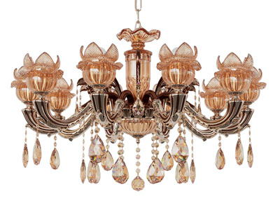 欧式花朵吊坠吊灯