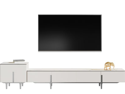 现代电视柜、电视机