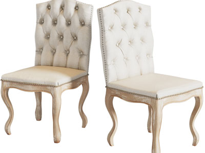 欧式软包靠背休闲椅子、餐椅