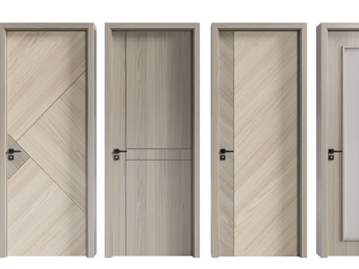 现代实木平开门