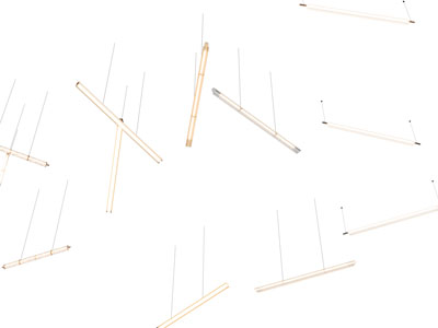 现代办公垂线吊灯