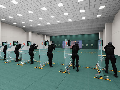 现代射击馆、射击场地