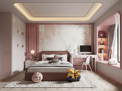 现代轻奢卧室、公主房、儿童房