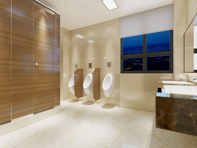 现代公共卫生间