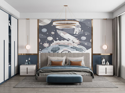 现代卧室、儿童房