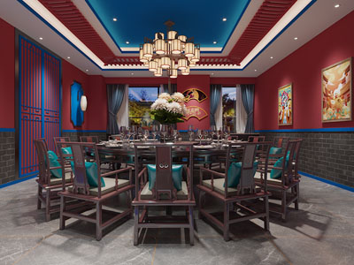 新中式酒店包厢包间