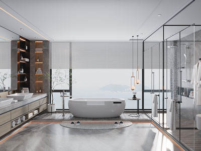 现代卫浴间、洗手间