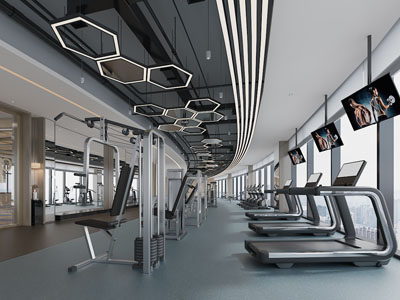 现代健身房