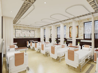 新中式医院病房