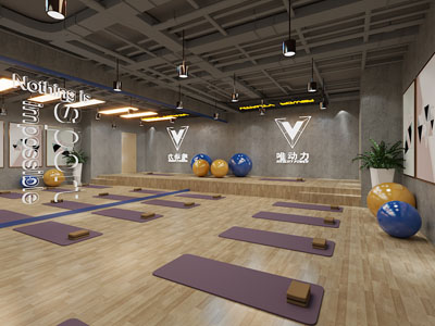 工业loft健身房、瑜伽馆
