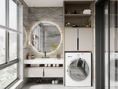 新中式生活阳台