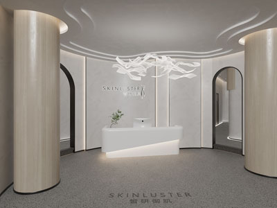 现代大厅前台接待