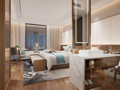 新中式酒店客房