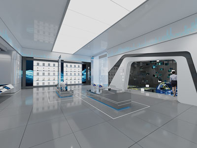 现代沉浸式影院展厅展览