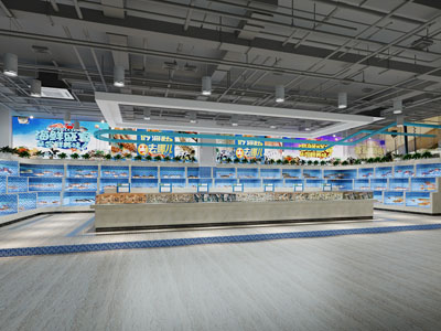 现代海鲜水产专卖店