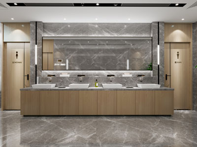 现代公共卫生间