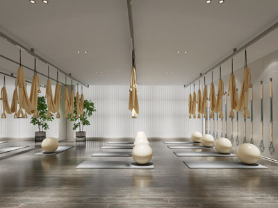 现代瑜伽馆、健身房