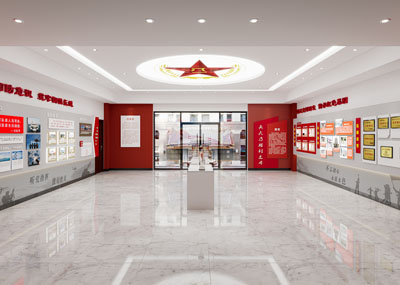 现代党建文化宣传展厅展览