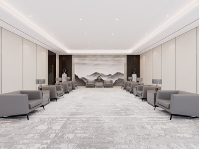 新中式贵宾室、会客厅、接待厅