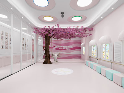 现代轻奢舞蹈培训机构大厅