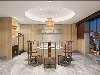 新中式酒店包厢包间