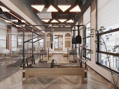 现代瑜伽馆、健身房