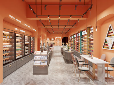 现代轻奢美容美甲店