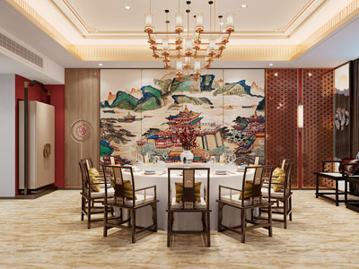 新中式酒店包厢包间