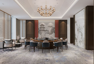 新中式酒店包厢包间