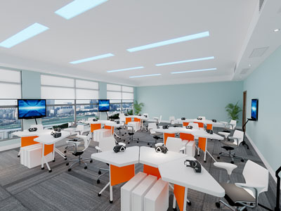 现代科技VR教室