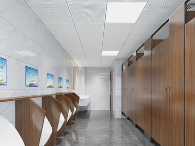 现代公共卫生间