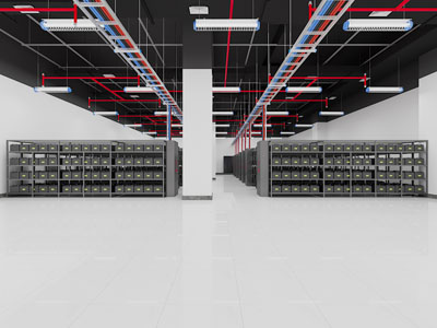 工业风电池UPS室3d模型 工业风电池UPS室