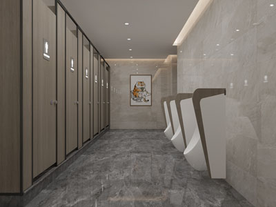 现代公共卫生间