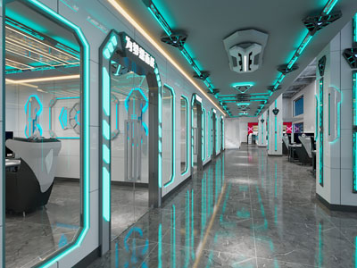 后现代走廊过道